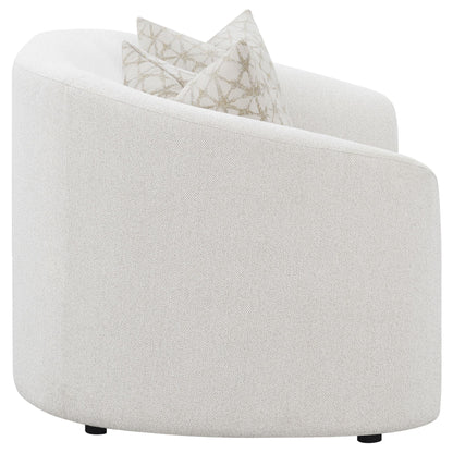 Coaster Furniture Rainn 509172 Boucle Upholstered Sloped Arm Loveseat - Latte IMAGE 7