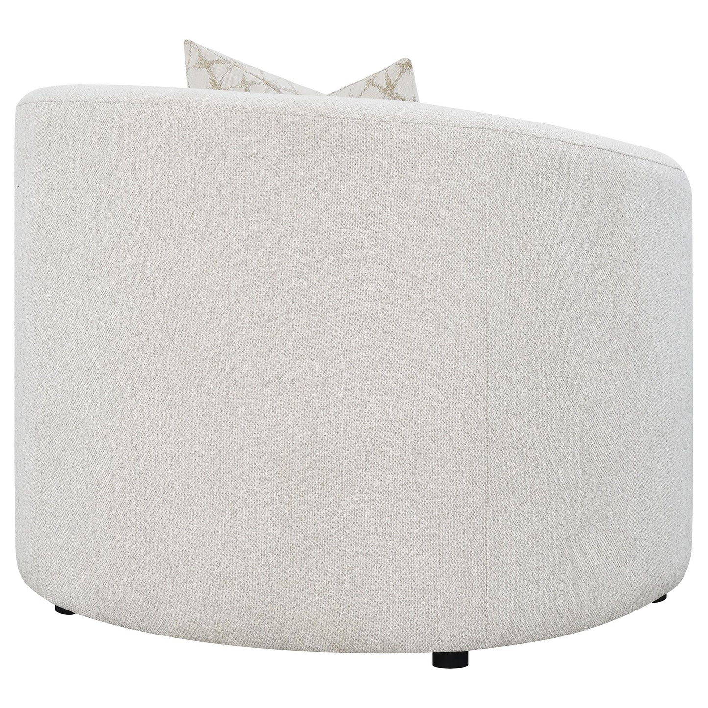 Coaster Furniture Rainn 509173 Boucle Upholstered Sloped Arm Accent Chair - Latte IMAGE 6