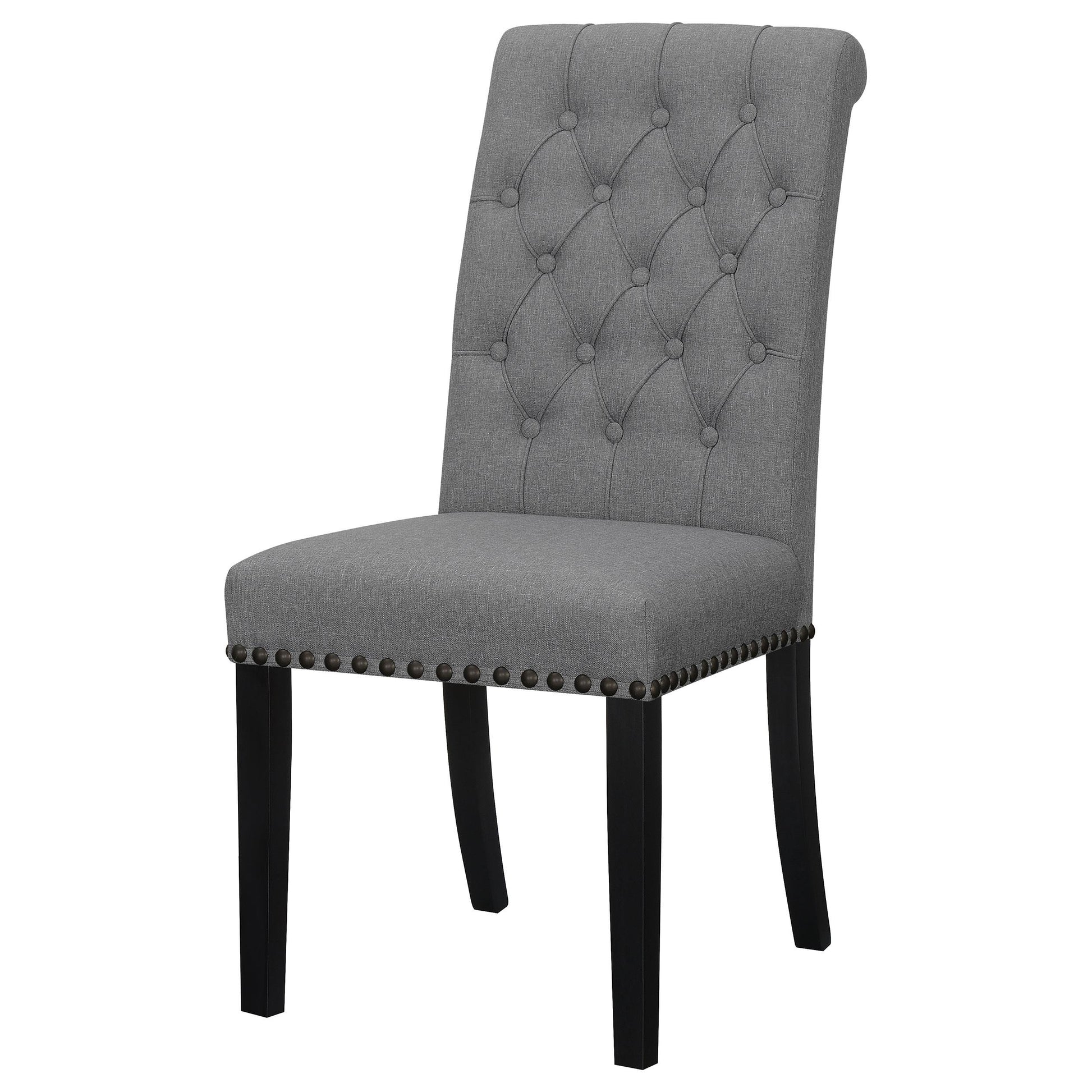Coaster Furniture Alana 115162 Fabric Upholstered Dining Side Chair - Grey IMAGE 3