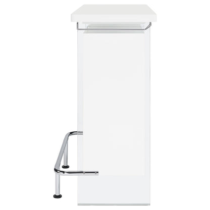 Coaster Furniture Acosta 182632 Freestanding Home Bar Wine Cabinet - White High Gloss IMAGE 4