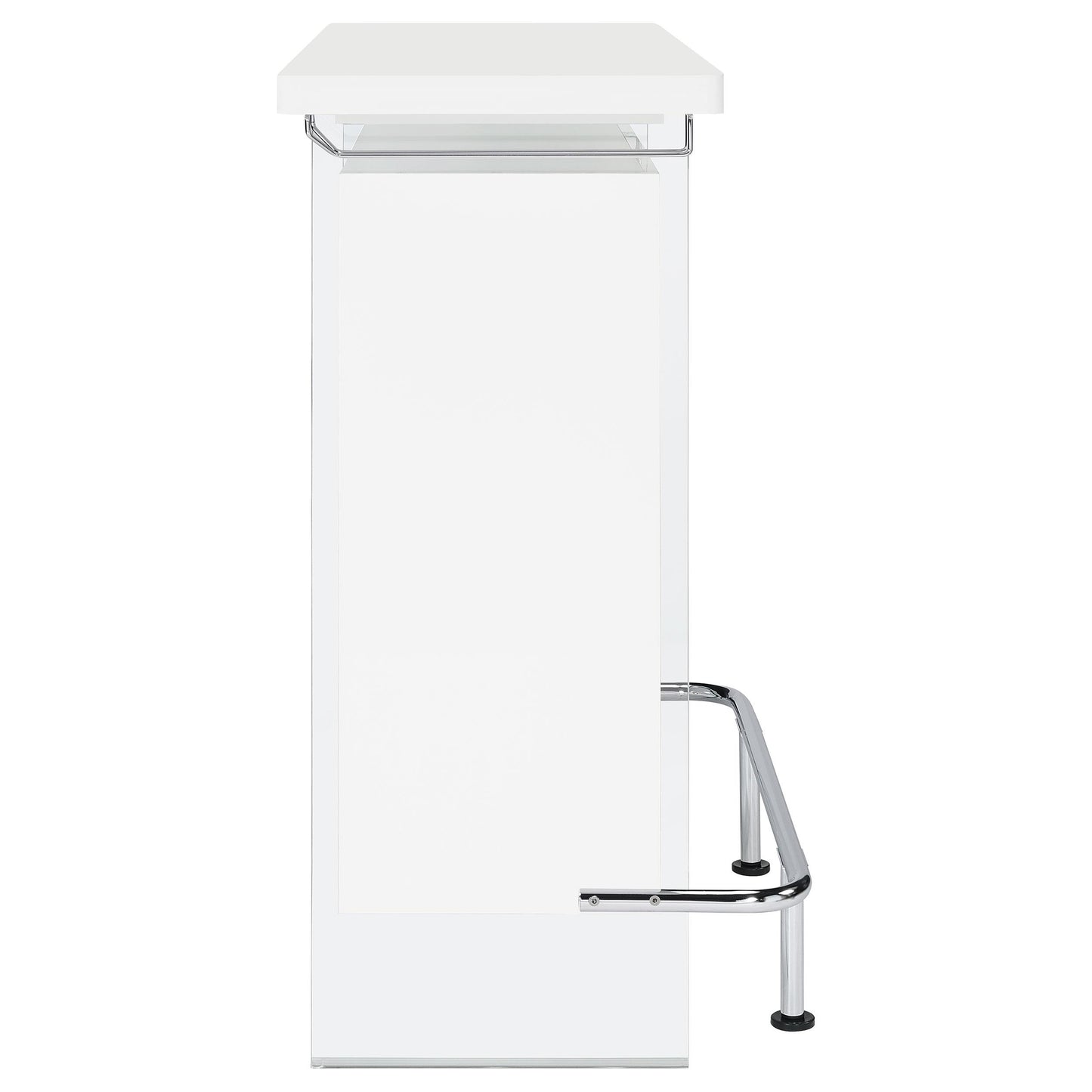Coaster Furniture Acosta 182632 Freestanding Home Bar Wine Cabinet - White High Gloss IMAGE 8