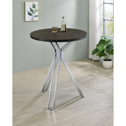 Coaster Furniture Edgerton 183131 Round 35-inch Pub Height Bistro Bar Table - Dark Oak IMAGE 6
