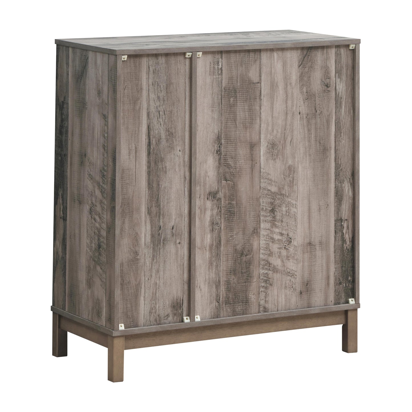 Coaster Furniture Cheyenne 183600 2-door Home Bar Wine Cabinet - Weathered Acacia IMAGE 6