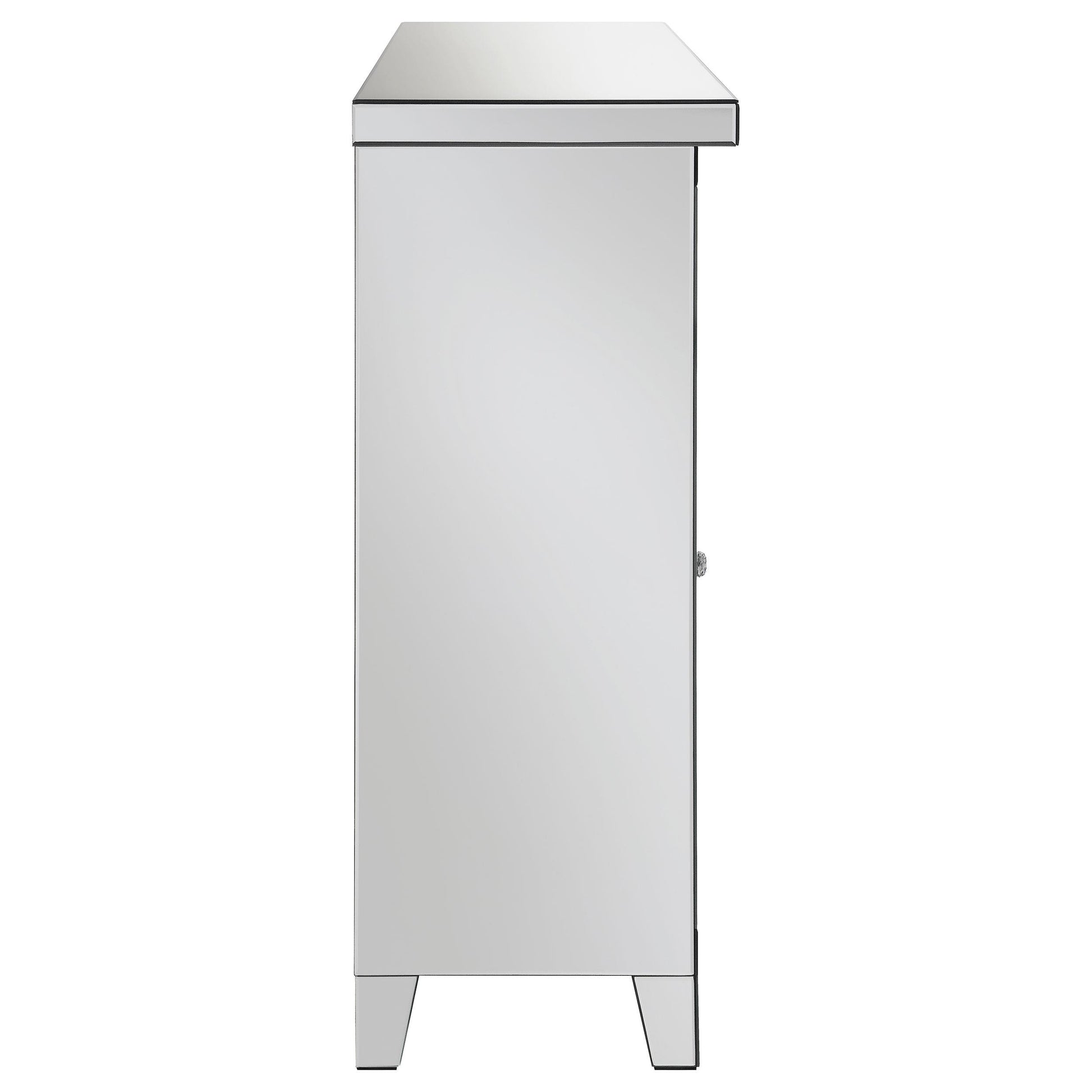 Coaster Furniture Melinda 183627 2-door LED Mirrored Wine Storage Bar Cabinet - Silver IMAGE 10