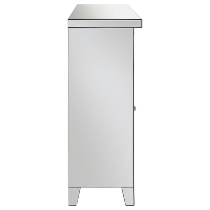 Coaster Furniture Melinda 183627 2-door LED Mirrored Wine Storage Bar Cabinet - Silver IMAGE 10