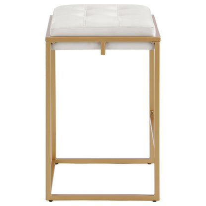  Coaster Furniture Nadia 183645 Upholstered Backless Counter Stool - Beige IMAGE 7