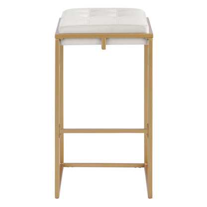 Coaster Furniture Nadia 183646 Upholstered Backless Bar Stool - Beige IMAGE 2