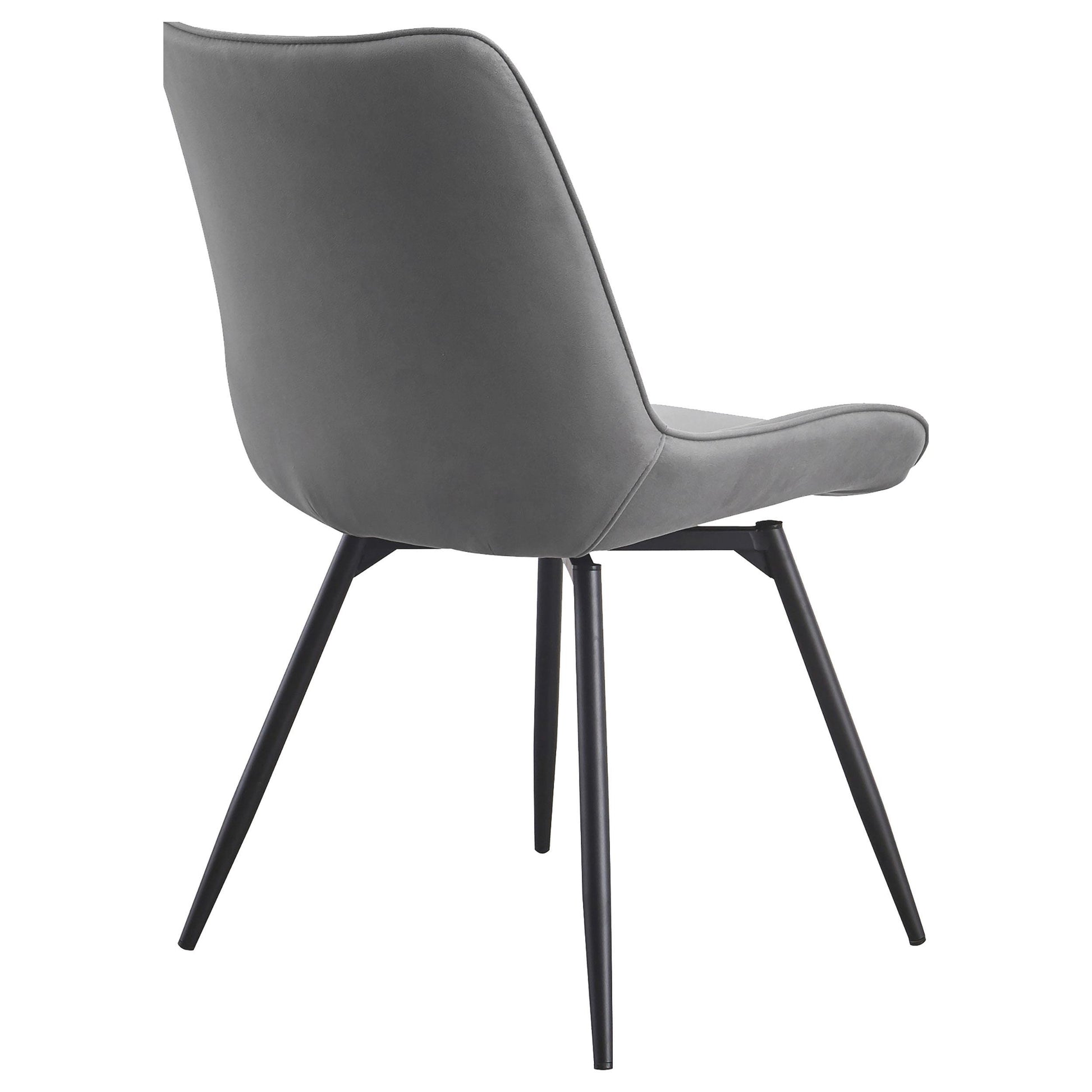 Coaster Furniture Diggs 193312 Upholstered Swivel Dining Side Chair - Grey IMAGE 7