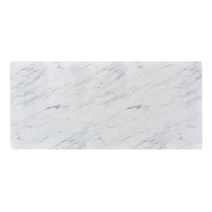  Coaster Furniture Mayer 193781 Rectangular 87-inch Faux Marble Dining Table - White IMAGE 6