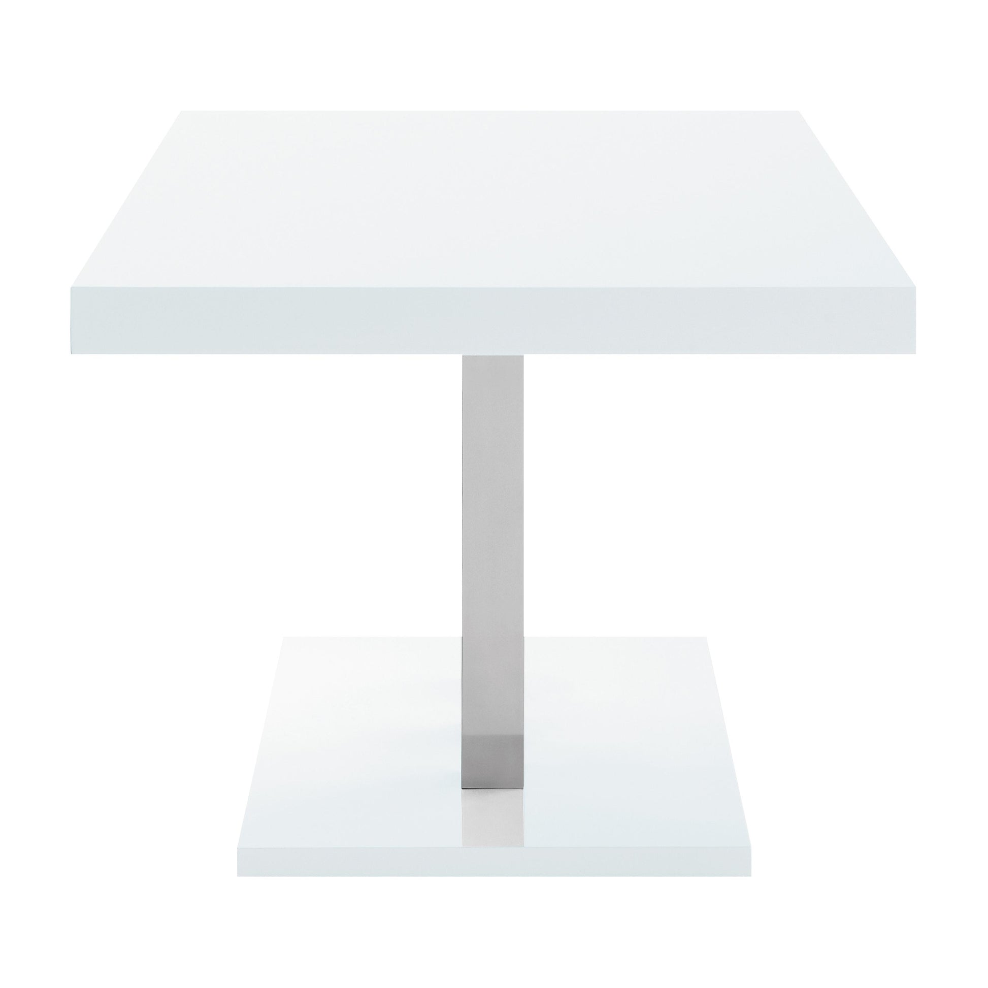  Coaster Furniture Brooklyn 193811 Rectangular 63-inch Dining Table - White High Gloss IMAGE 4