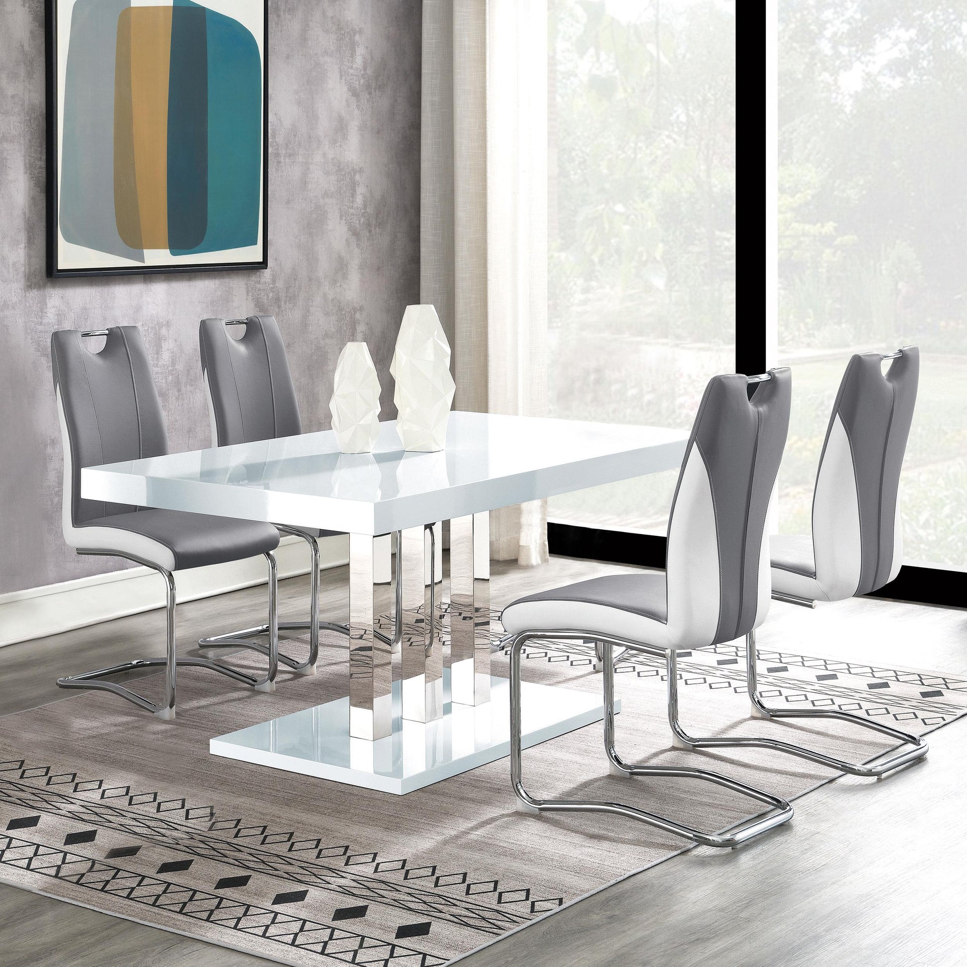 Coaster Furniture Brooklyn 193812 Upholstered Dining Side Chair - Grey IMAGE 10