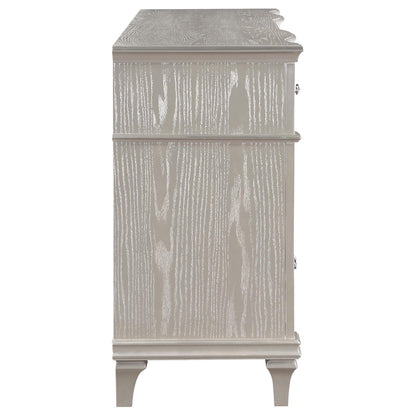Coaster Furniture Evangeline 223393 9-Drawer Dresser - Silver Oak IMAGE 6