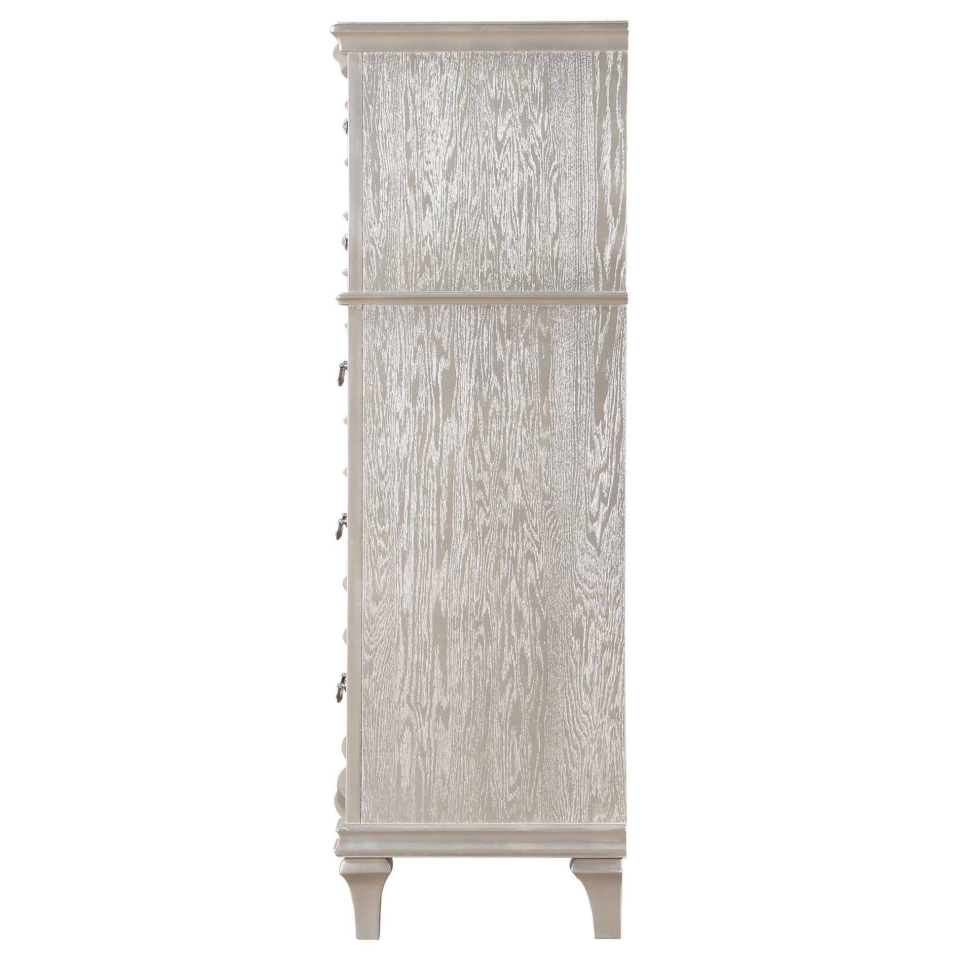 Coaster Furniture Evangeline 223395 6-Drawer Bedroom Chest - Silver Oak IMAGE 4