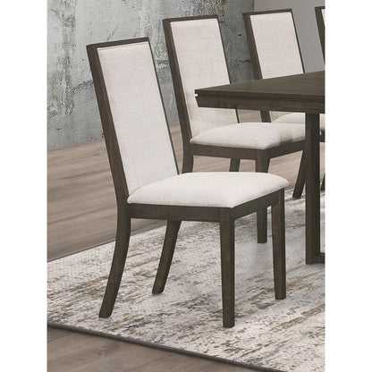 Coaster Furniture Kelly 107962 Upholstered Dining Side Chair - Dark Grey IMAGE 6