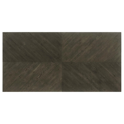 Coaster Furniture Kelly 107961 Rectangular 87-inch Wood Dining Table - Dark Grey IMAGE 4