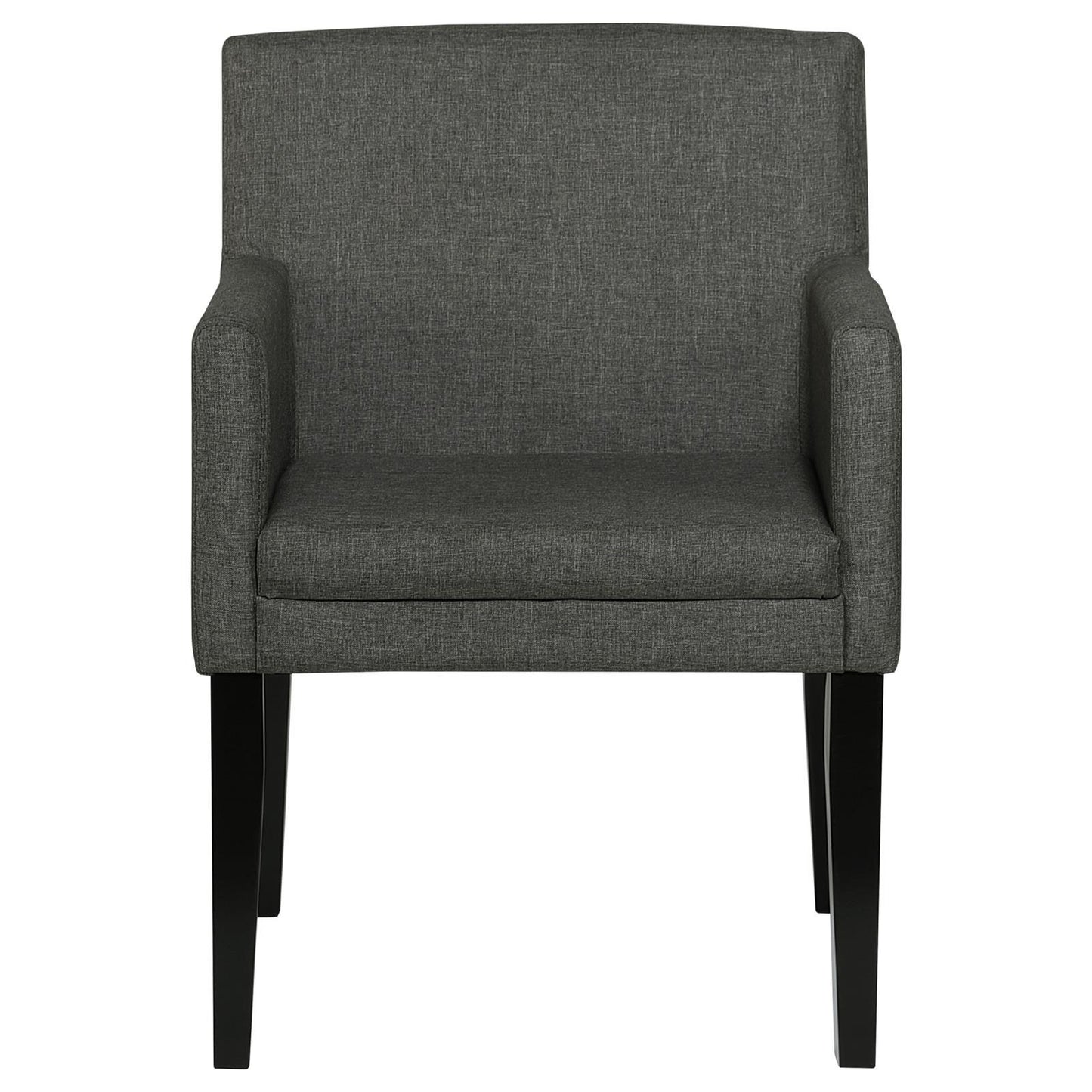  Coaster Furniture Catherine 106252 Upholstered Dining Arm Chair - Grey IMAGE 3