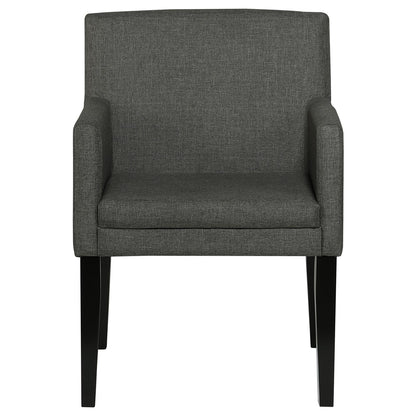  Coaster Furniture Catherine 106252 Upholstered Dining Arm Chair - Grey IMAGE 3