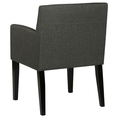  Coaster Furniture Catherine 106252 Upholstered Dining Arm Chair - Grey IMAGE 6