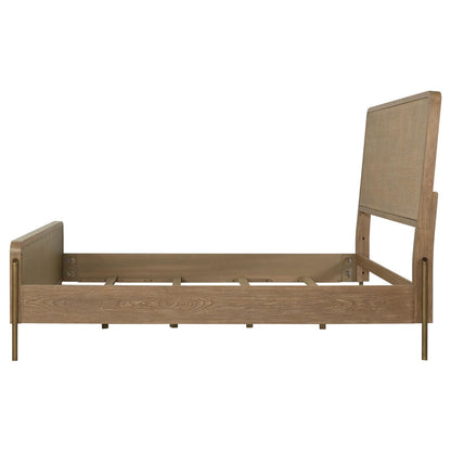 Coaster Furniture Arini 224300KE Rattan Eastern King Panel Bed - Sand Wash and Natural IMAGE 5