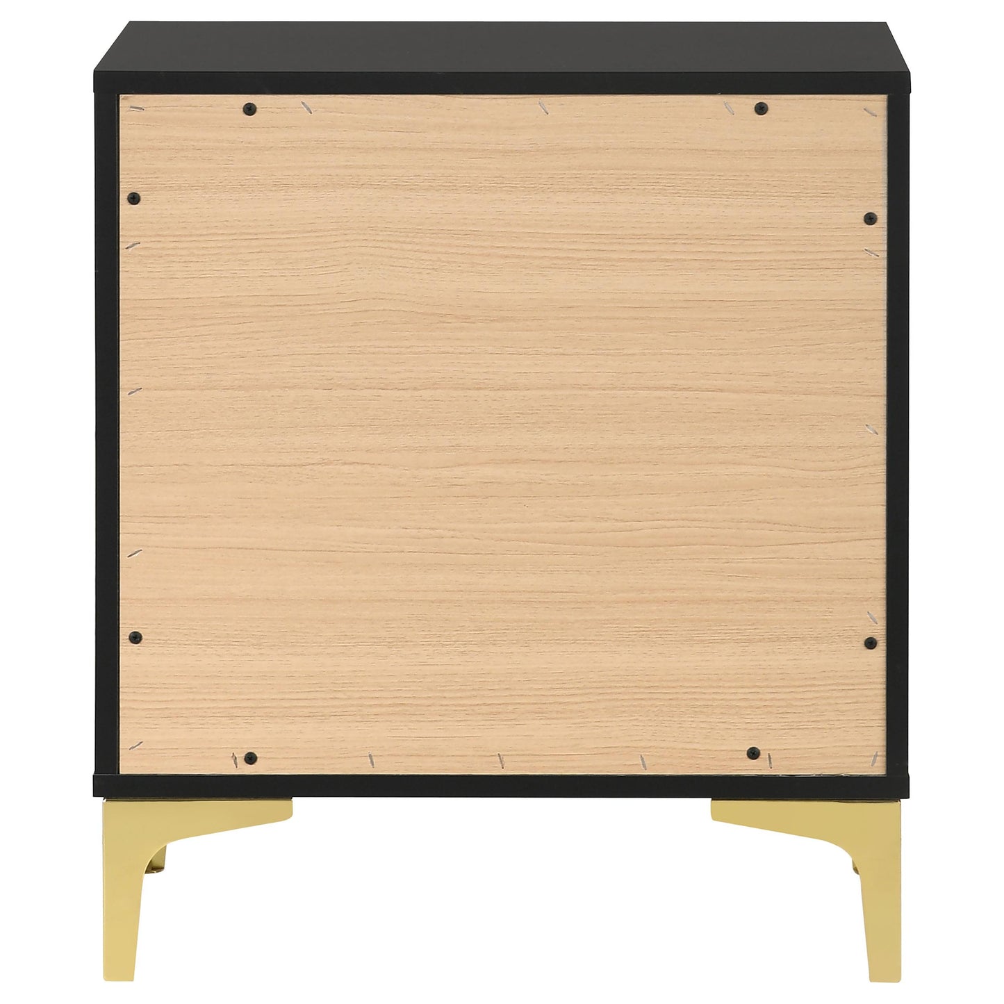 Coaster Furniture Kendall 224452 2-Drawer Nightstand - Black IMAGE 6
