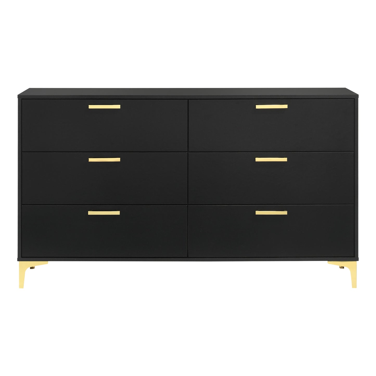 Coaster Furniture Kendall 224453 6-Drawer Dresser - Black IMAGE 3