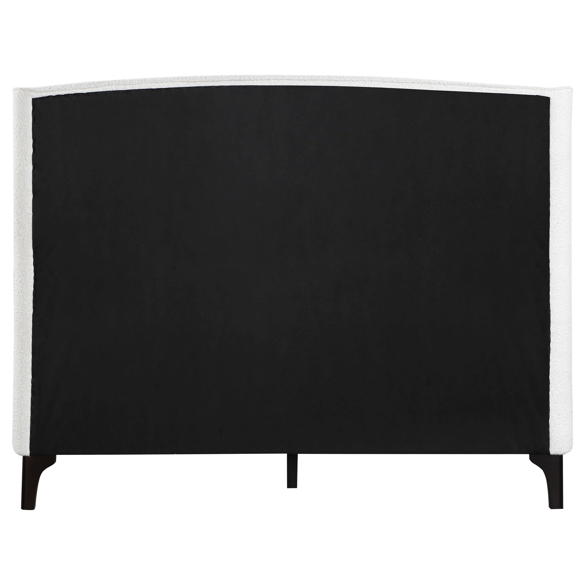 Coaster Furniture Mosby 306020Q Upholstered Queen Wingback Bed - Snow IMAGE 7
