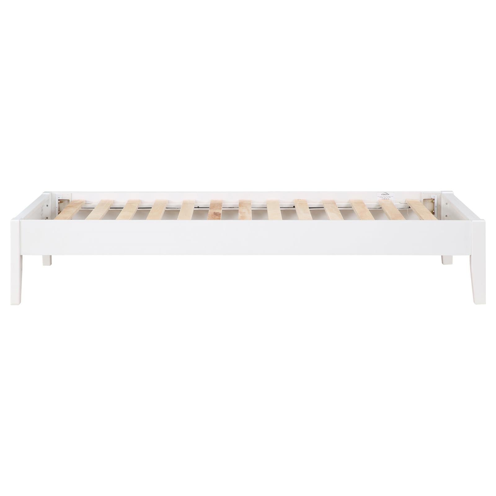  Coaster Furniture Hounslow 306128T Twin Universal Platform Bed - White IMAGE 6