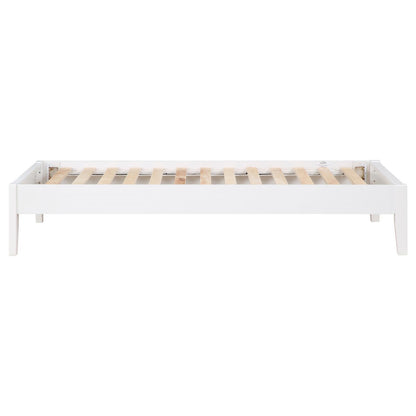  Coaster Furniture Hounslow 306128T Twin Universal Platform Bed - White IMAGE 6