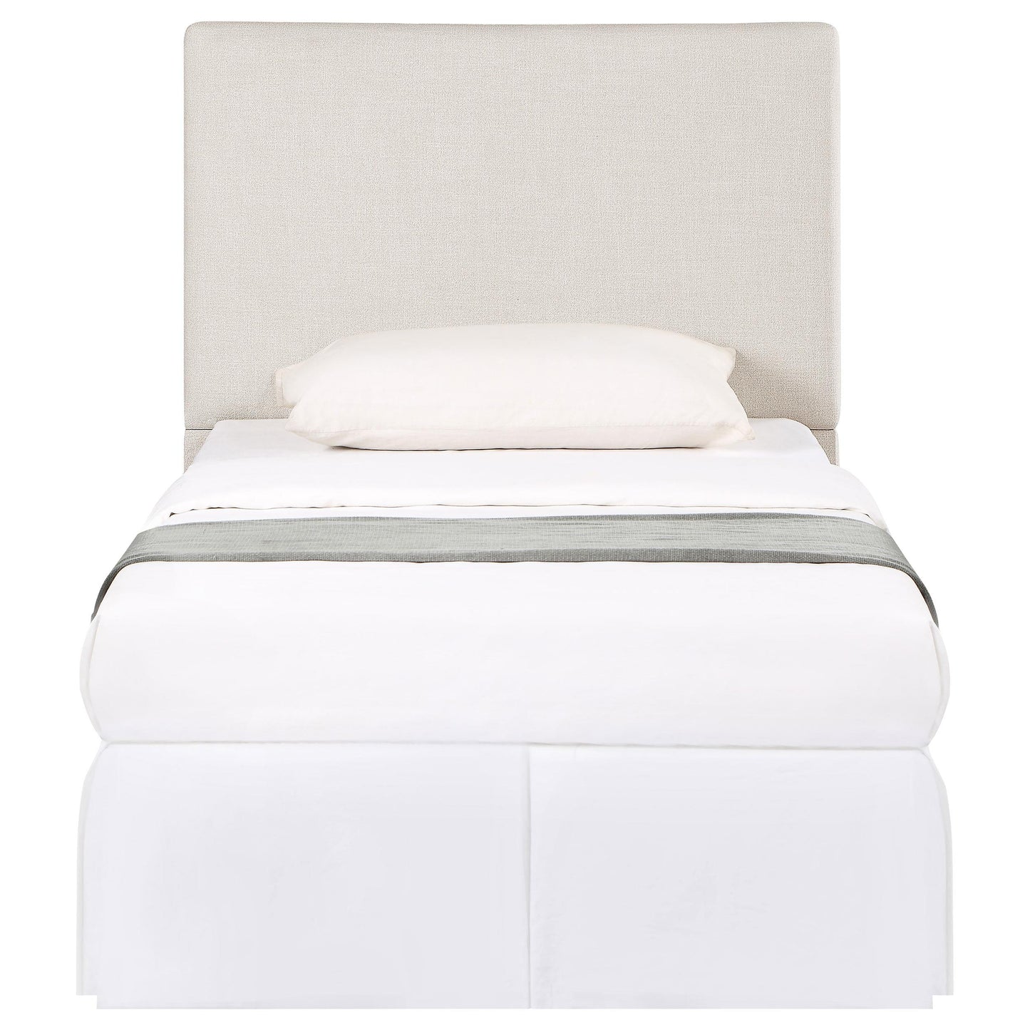 Coaster Furniture Pirro 315980T Upholstered Twin Panel Headboard - Sand IMAGE 2