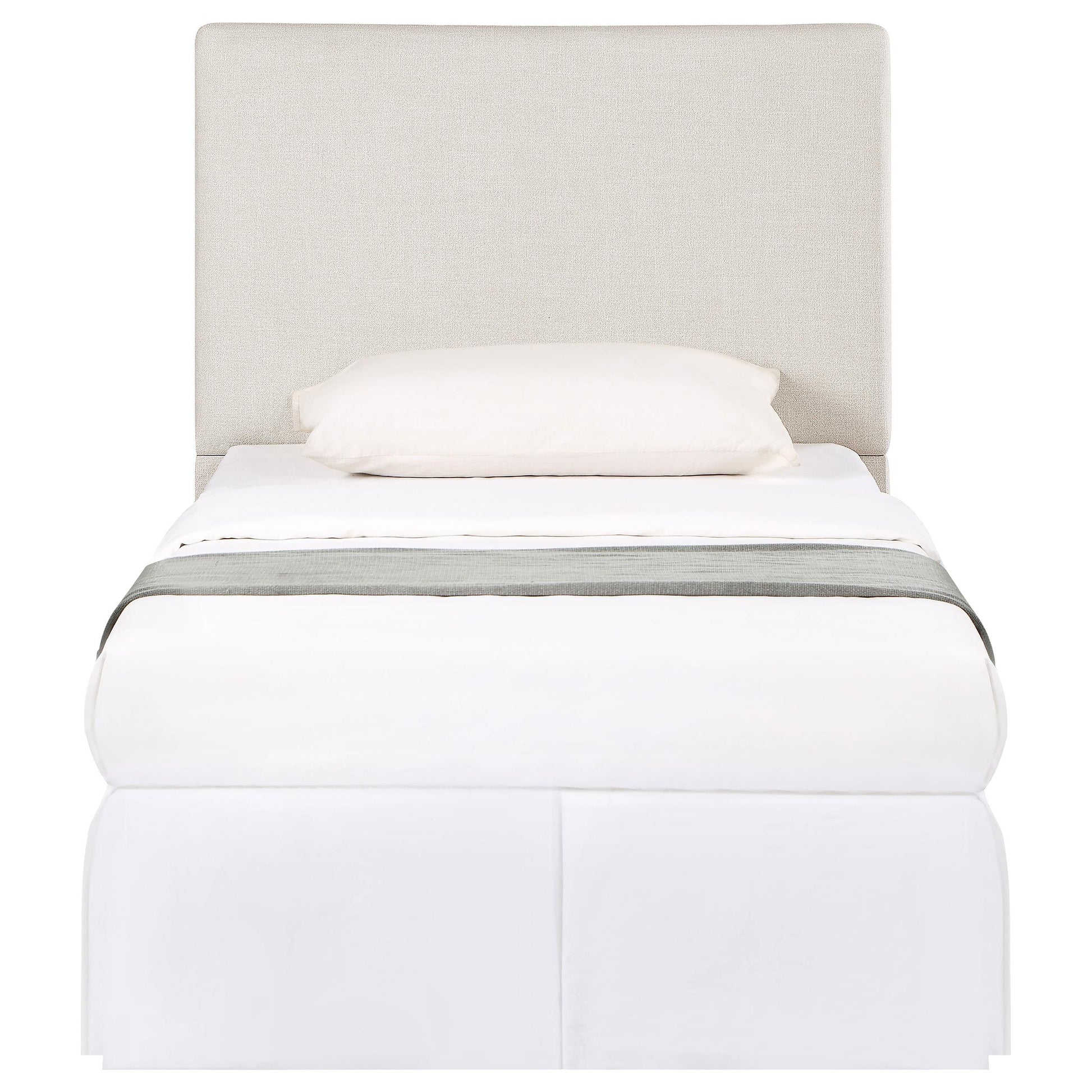  Coaster Furniture Pirro 315980T Upholstered Twin Panel Headboard - Sand IMAGE 2