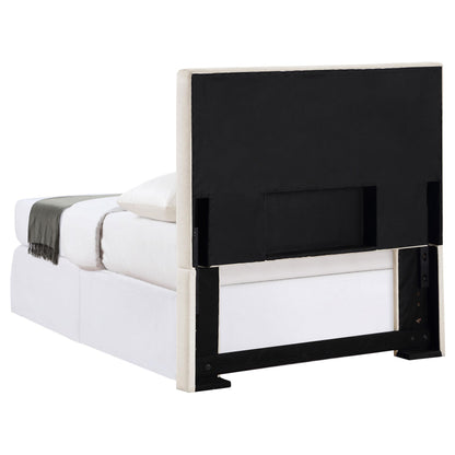  Coaster Furniture Pirro 315980T Upholstered Twin Panel Headboard - Sand IMAGE 3