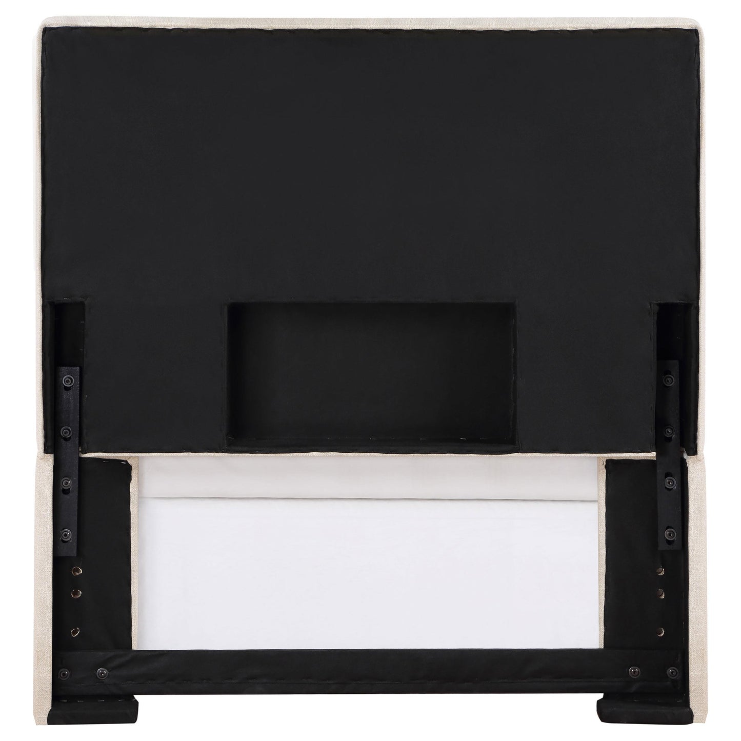  Coaster Furniture Pirro 315980T Upholstered Twin Panel Headboard - Sand IMAGE 4