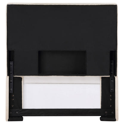  Coaster Furniture Pirro 315980T Upholstered Twin Panel Headboard - Sand IMAGE 4