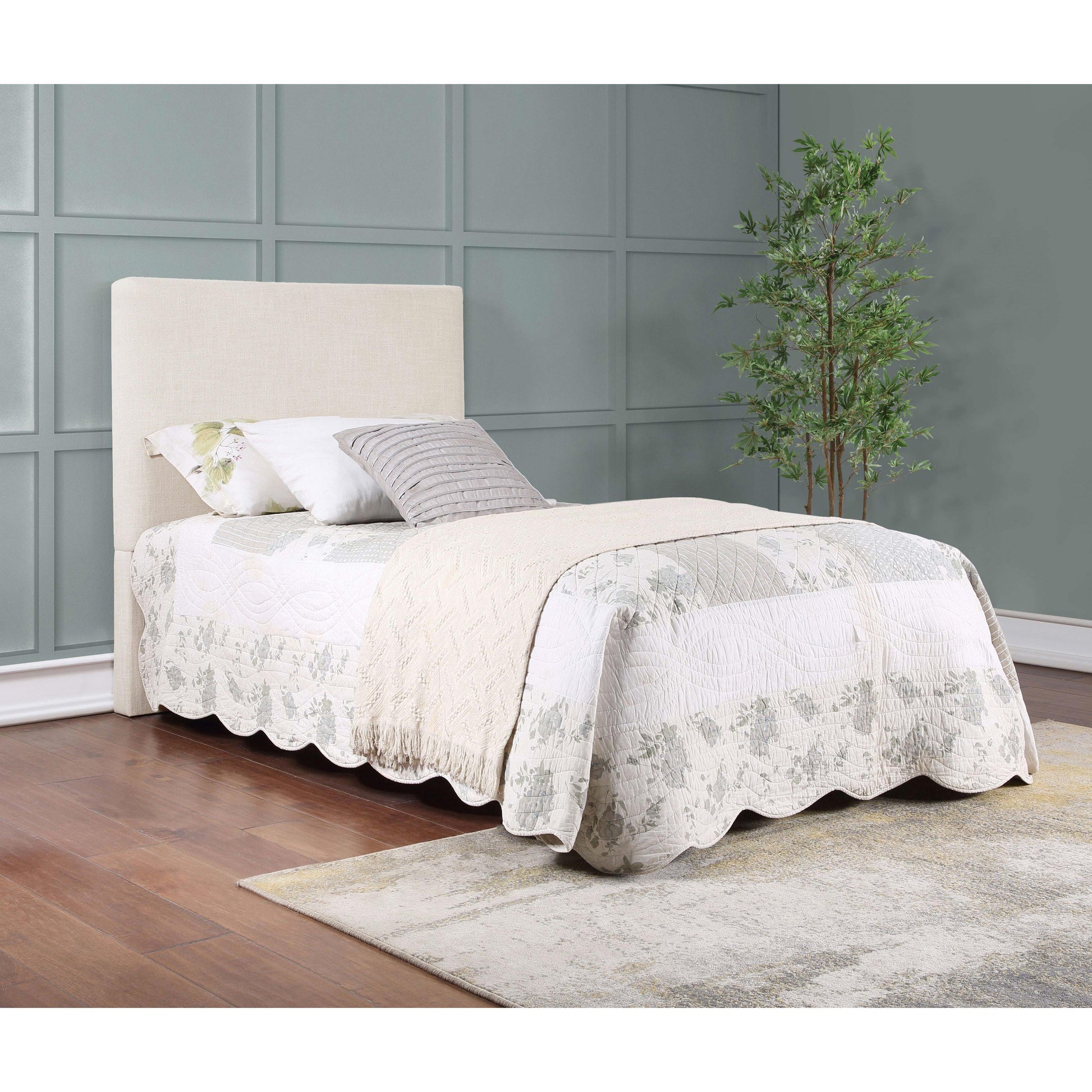  Coaster Furniture Pirro 315980T Upholstered Twin Panel Headboard - Sand IMAGE 7