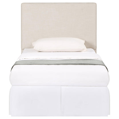  Coaster Furniture Kosmo 315993T Upholstered Twin Panel Headboard - Sand IMAGE 4