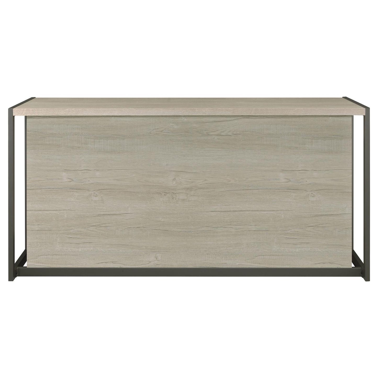  Coaster Furniture Loomis 805881 60-inch 4-Drawer Computer Desk - Whitewashed Grey IMAGE 7
