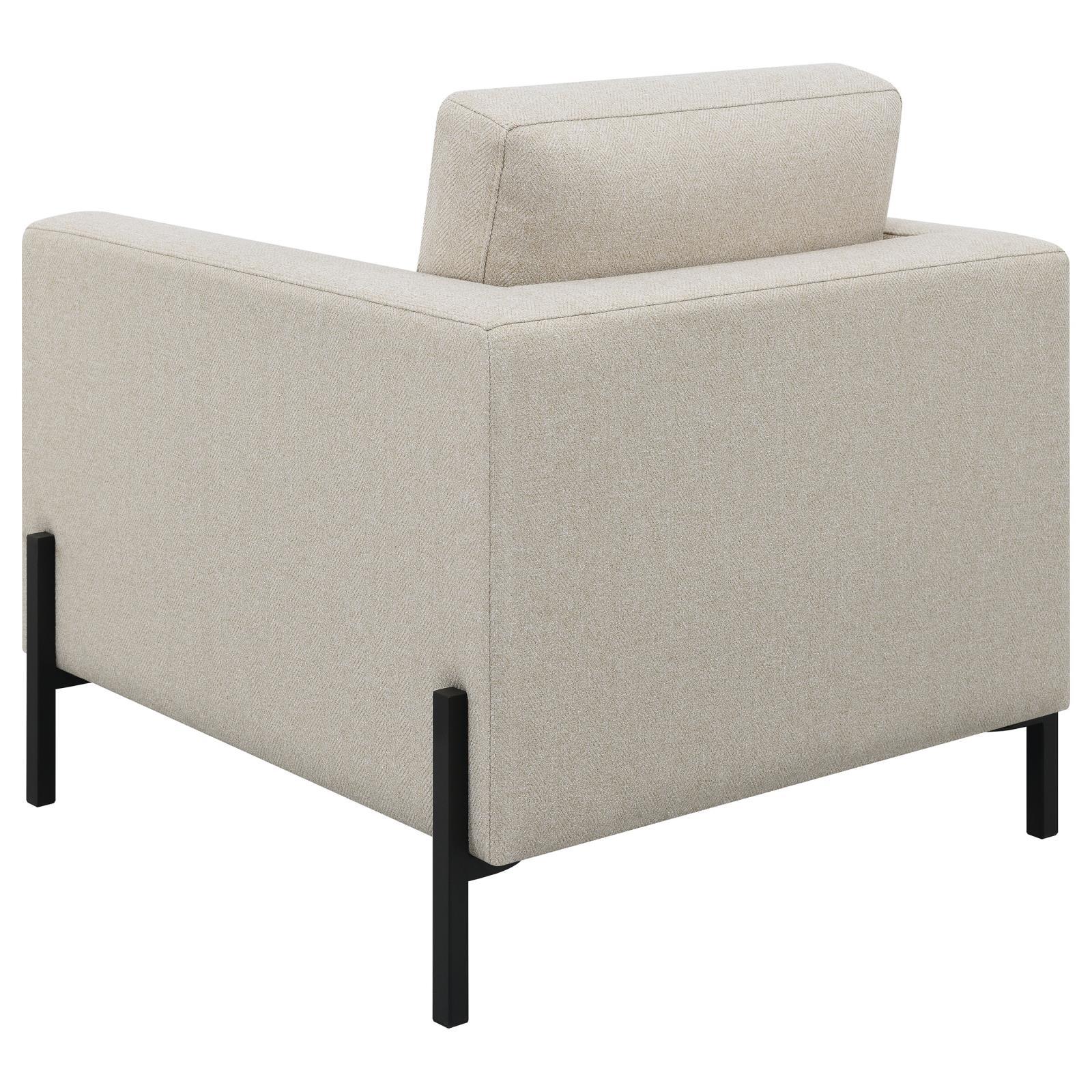 Coaster Furniture Tilly 509903 Upholstered Track Arm Accent Chair - Oatmeal IMAGE 6