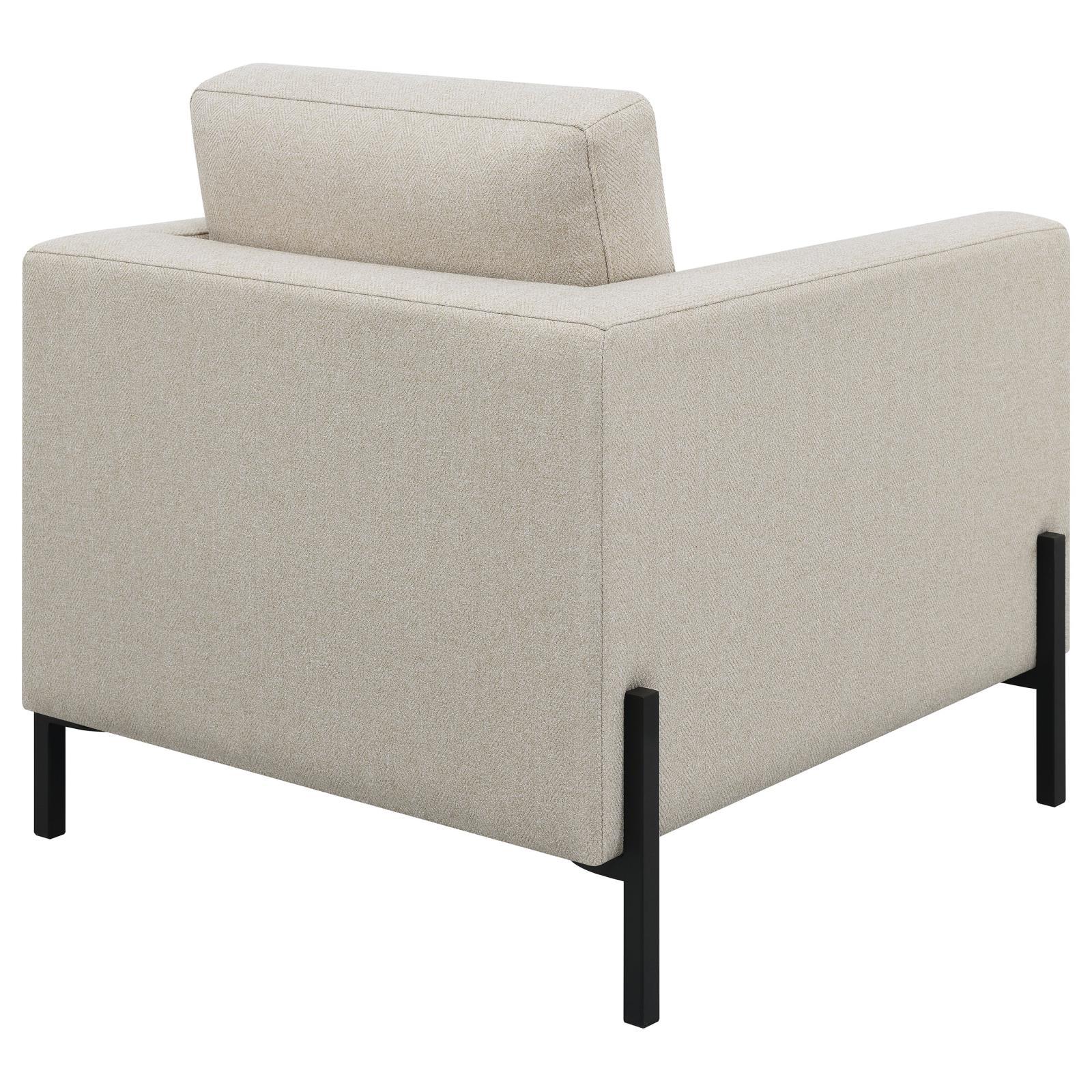 Coaster Furniture Tilly 509903 Upholstered Track Arm Accent Chair - Oatmeal IMAGE 7
