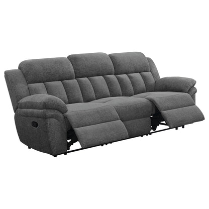 Coaster Furniture Bahrain 609541 Upholstered Motion Sofa - Charcoal IMAGE 2