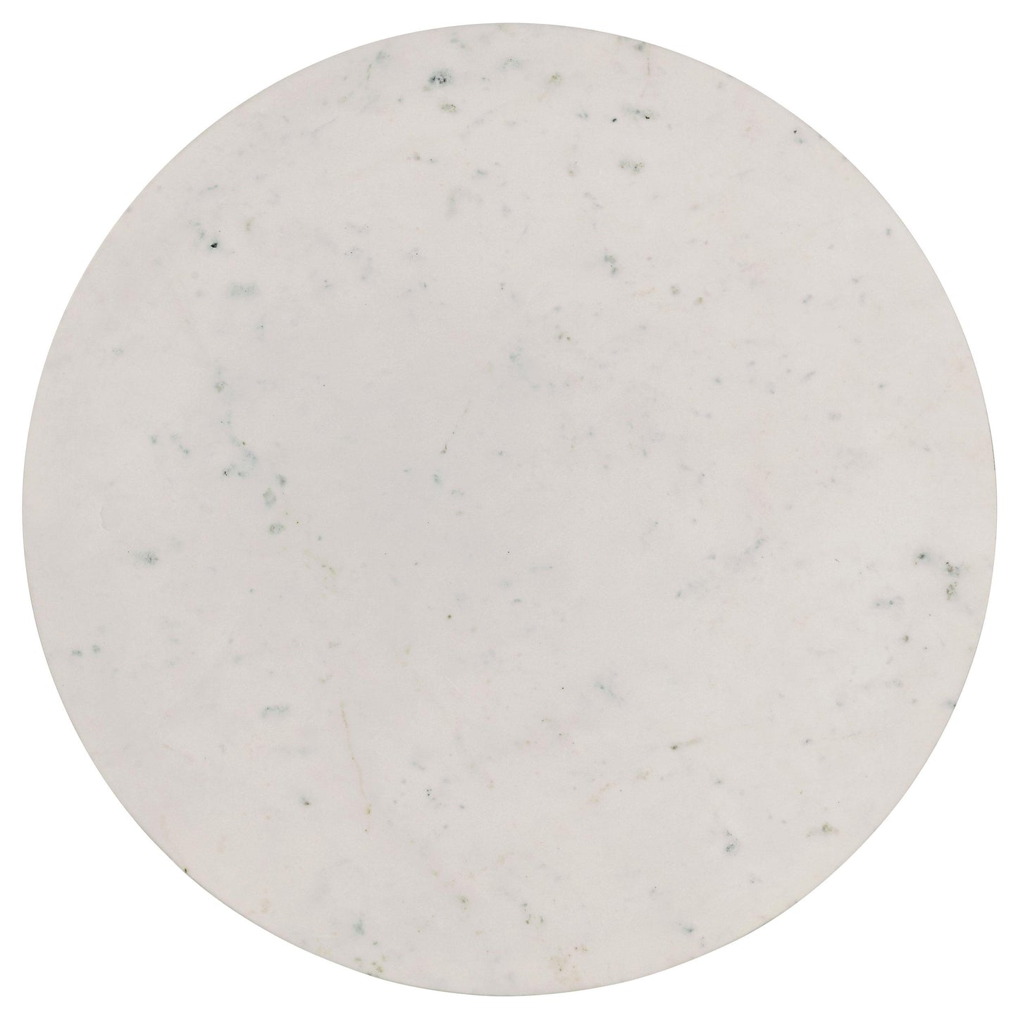 Coaster Furniture Aldis 703718 Round Marble Top Coffee Table - White and Natural IMAGE 5