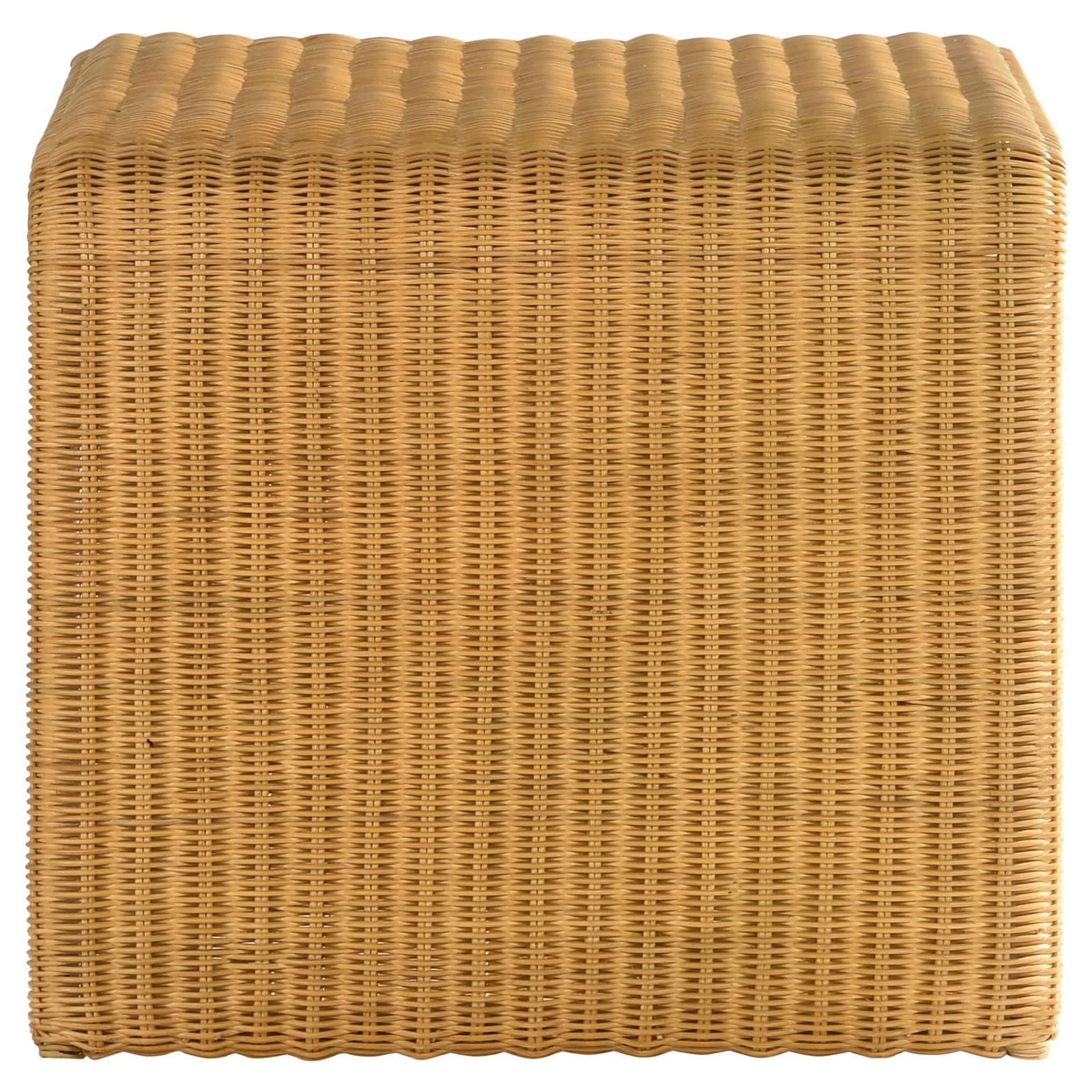 Coaster Furniture Juanita 709817 Square Woven Rattan End Table - Natural IMAGE 4