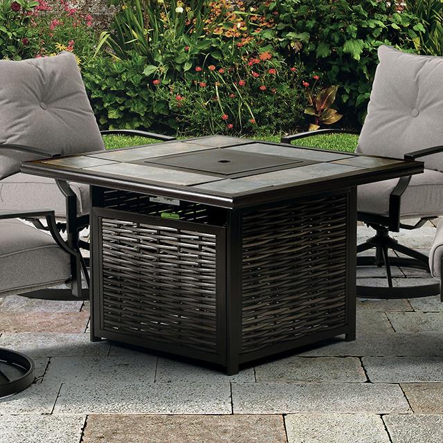  Furniture of America Segovia GM-2013 Fire Pit Table IMAGE 1