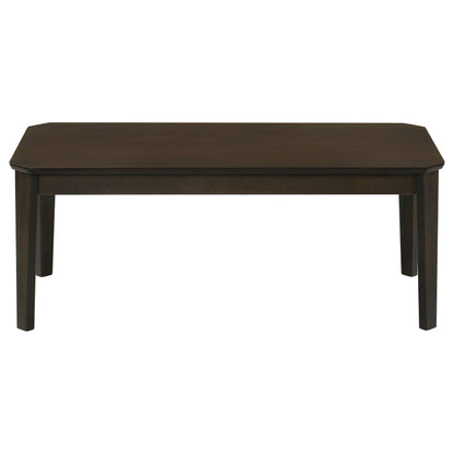 Coaster Furniture Amaro 736184 3-piece Coffee and End Table Set - Dark Brown IMAGE 3