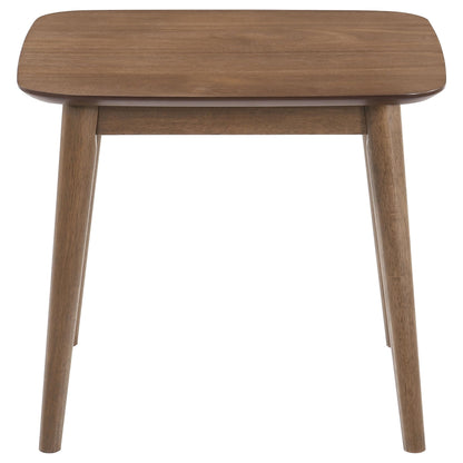 Coaster Furniture Radley 753524 3-piece Rectangular Coffee Table Set - Natural Walnut IMAGE 6