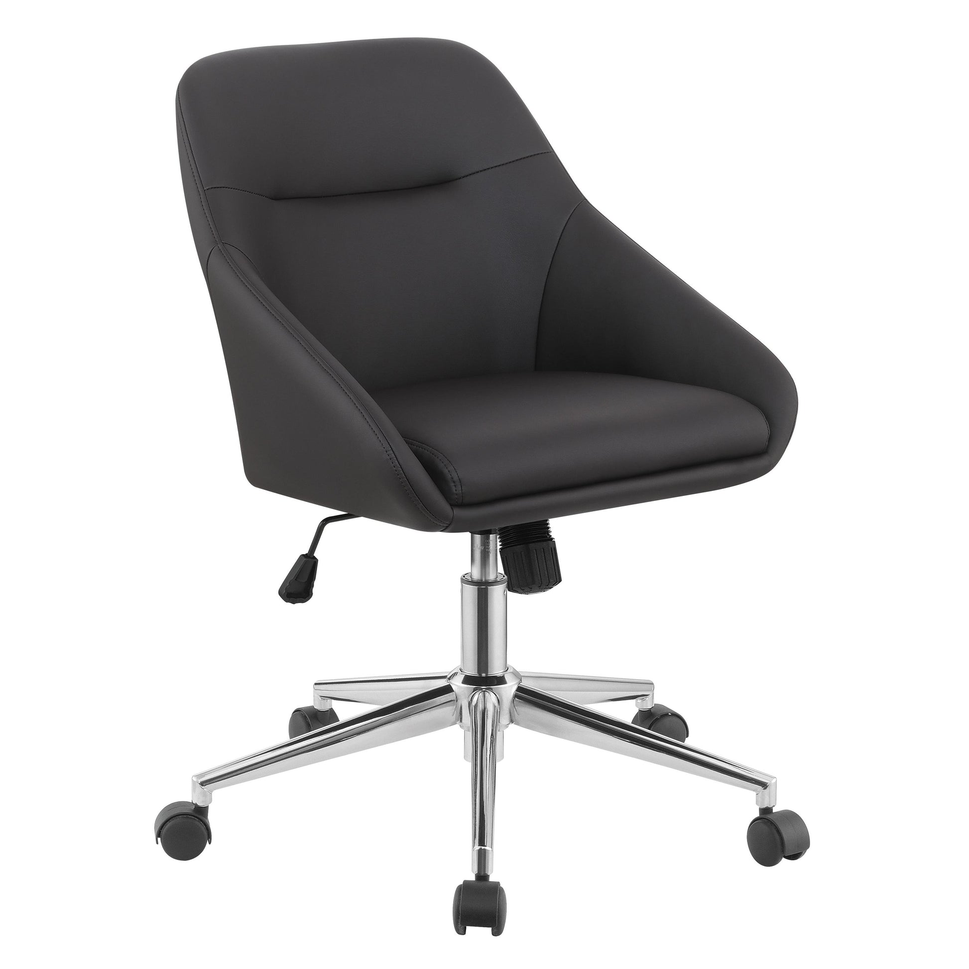 Coaster Furniture Jackman 801426 Upholstered Adjustable Home Office Desk Chair - Brown IMAGE 1
