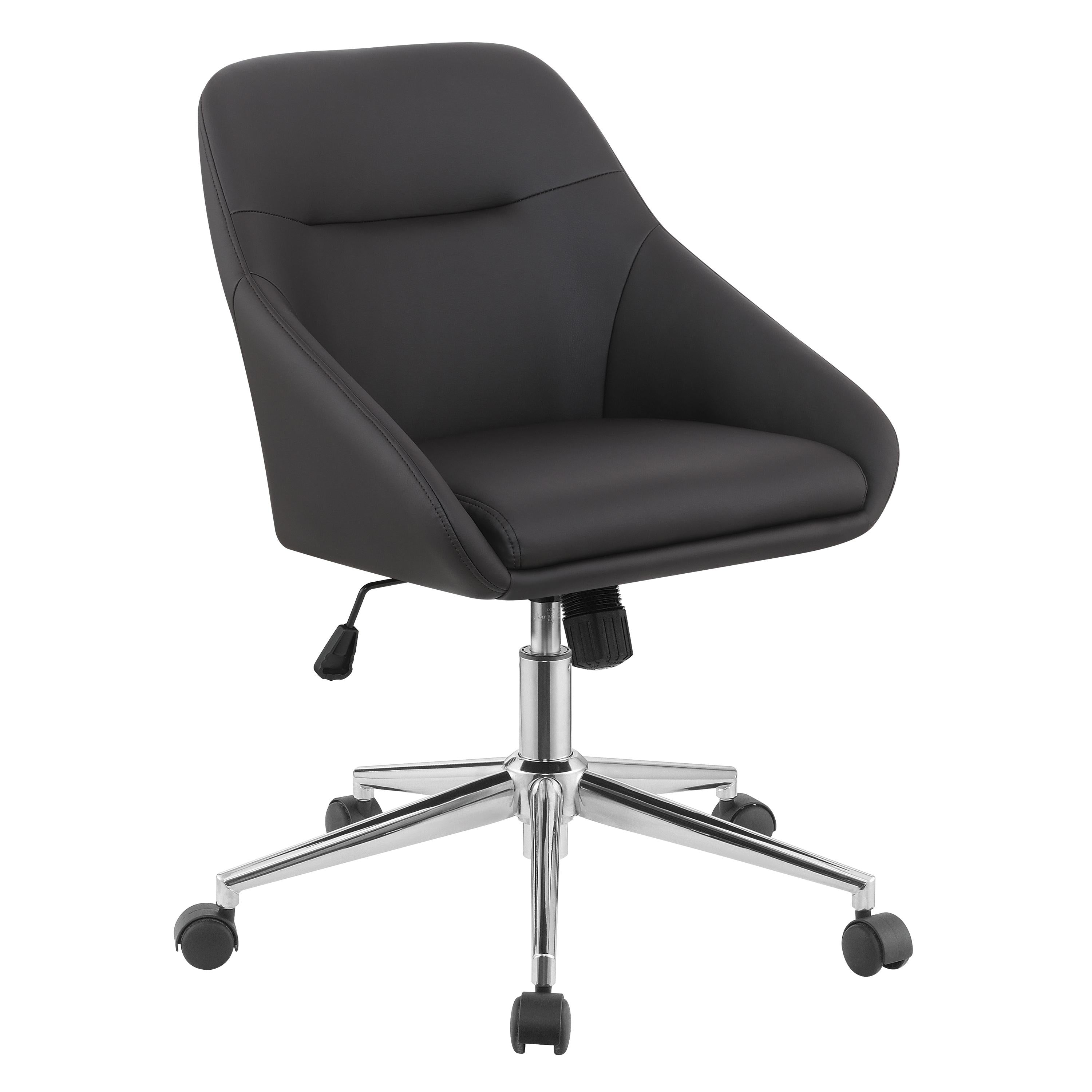 Coaster Furniture Jackman 801426 Upholstered Adjustable Home Office Desk Chair - Brown IMAGE 1