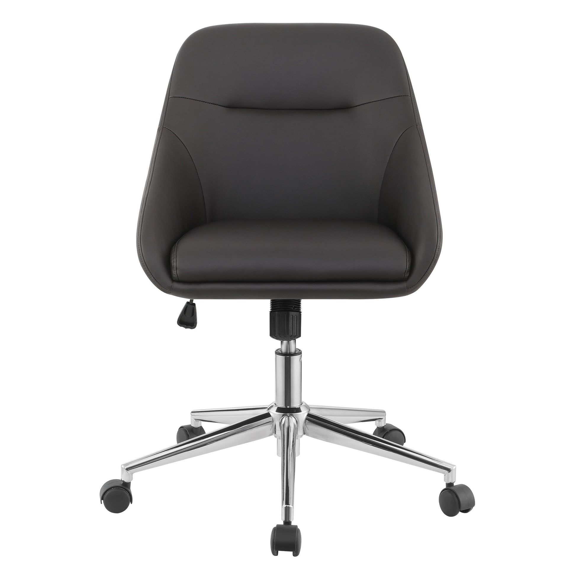 Coaster Furniture Jackman 801426 Upholstered Adjustable Home Office Desk Chair - Brown IMAGE 3