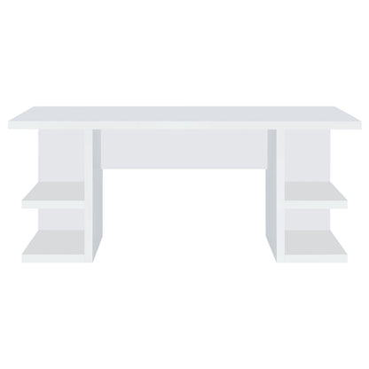 Coaster Furniture Alice 801455 71-inch 4-shelf Engineered Wood Writing Desk - White IMAGE 2