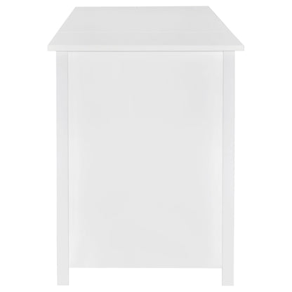 Coaster Furniture Dylan 801573 60-inch 4-Drawer Lift Top Office Desk - White High Gloss IMAGE 4