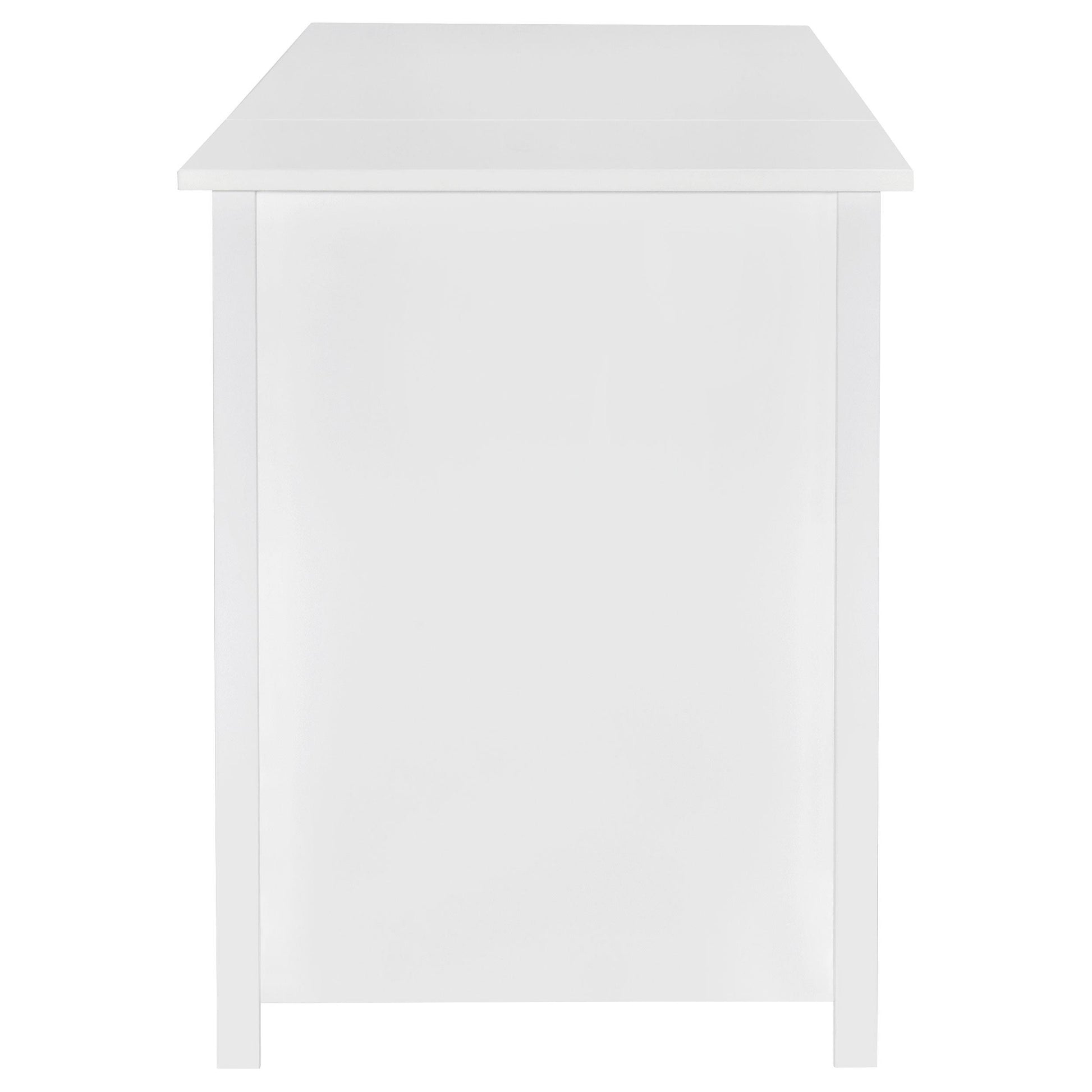 Coaster Furniture Dylan 801573 60-inch 4-Drawer Lift Top Office Desk - White High Gloss IMAGE 8